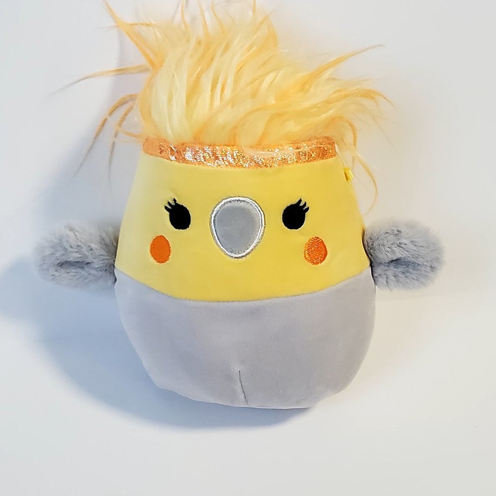 Squishmallow Charlize Cockatiel Bird Kelly Toy Squishmallow Toy Small 7 inches